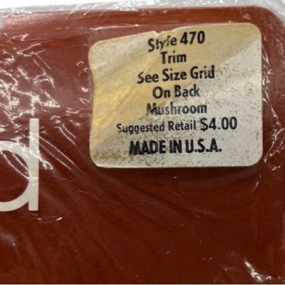 Round The Clock Control‎ Top Pantyhose Mushroom Sandal Toe Sheer Leg Size Trim - Picture 2 of 3